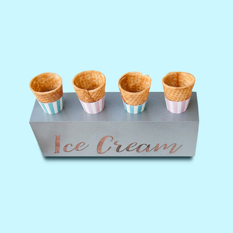Cardboard Ice Cream Cone Holder