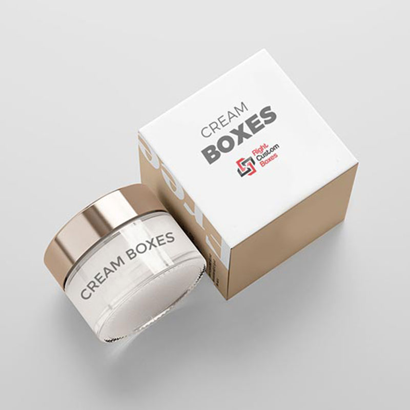 Custom Cream Boxes