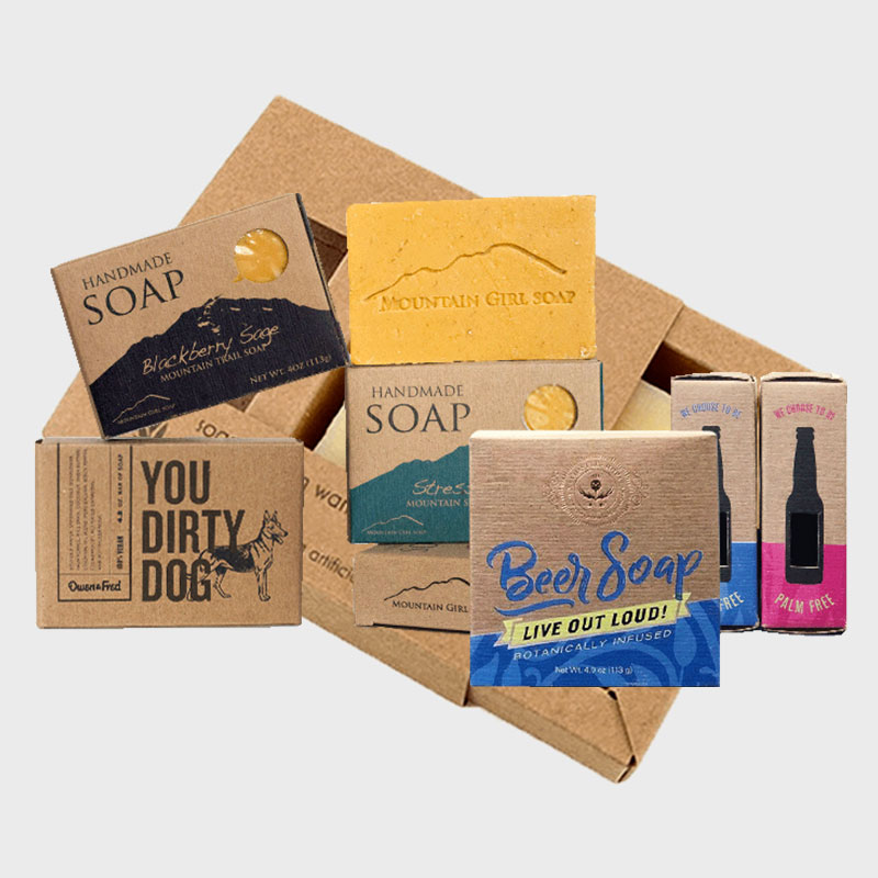 Kraft Soap Boxes