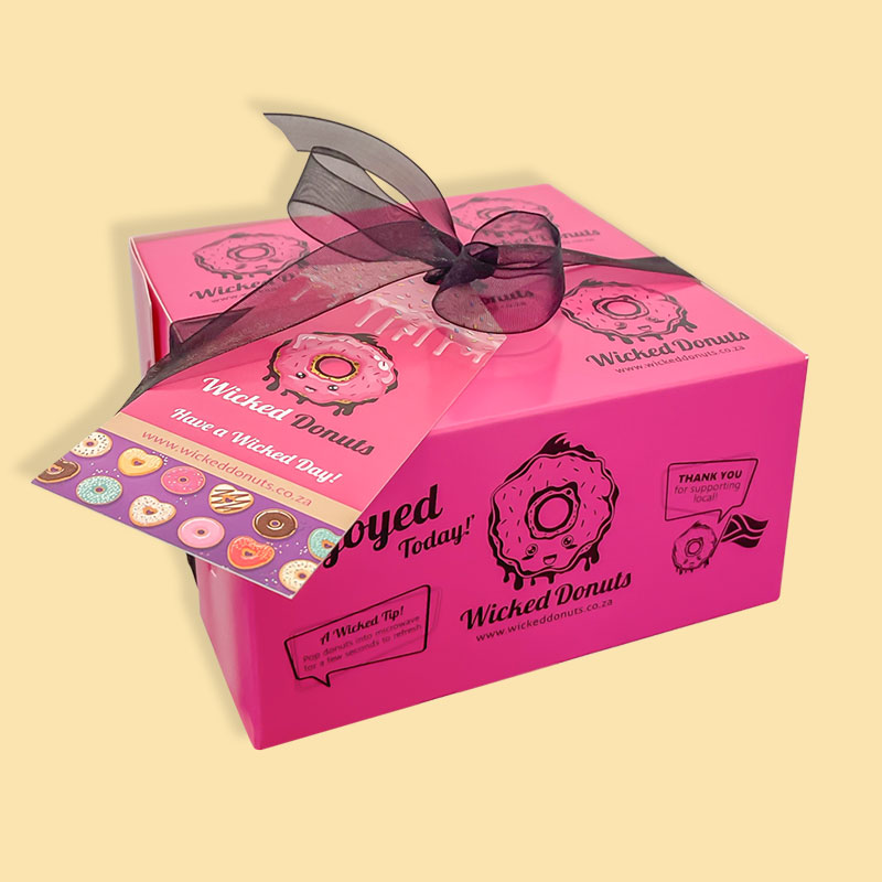 Pink Donut Boxes