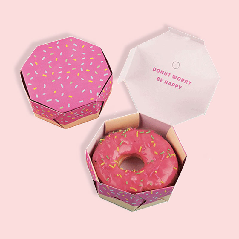 Premium Pink Donut Boxes