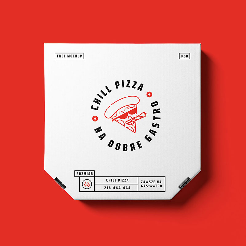 White Pizza Boxes
